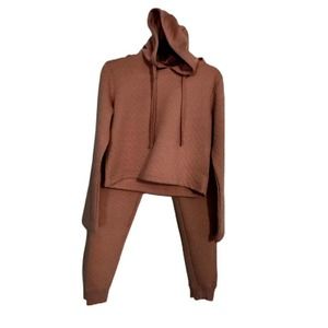 New Look women Hoodie /Trouser Set Pink Size 6 NWT